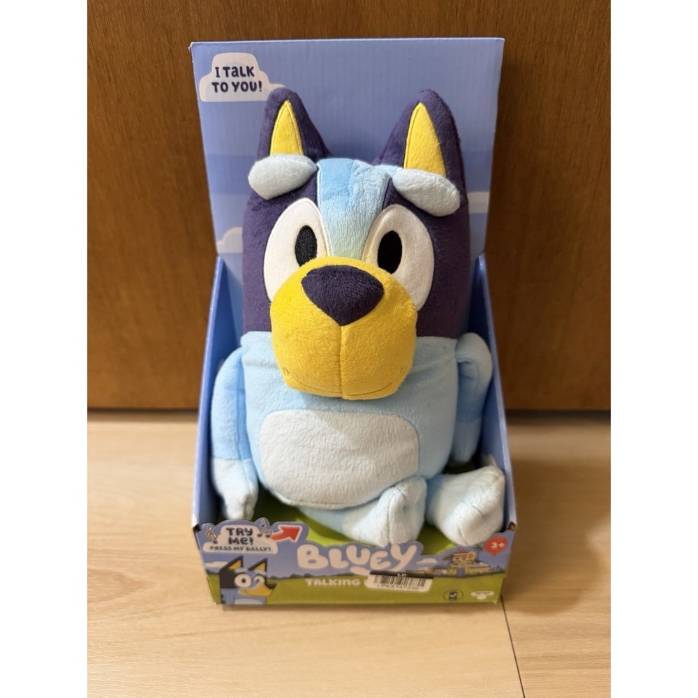 Bluey Sound Effects Talking Stuffed Plush Toy New With Box 9 Phrases